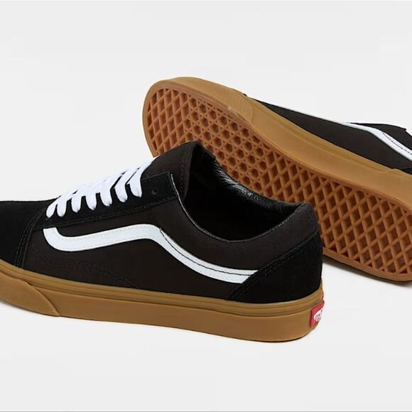 Vans Black and White Sneakers - Picture 2 of 11